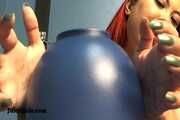 Nail Tapping With A Plastic Bowl