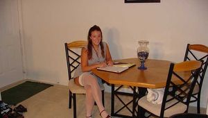 Kinky Teen Cynna Lynn Comes Home From Job Interview..Upskirt