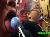 Lollipop Licking- Mirror Fun