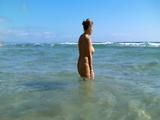 Nude on the beach of Fuerteventura