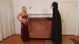 Stripped Naked by the Dark Side - Princess Alix Lynx must Strip Naked - May the StripForce Be With You