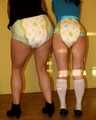 Me and my diapered girlfriend are wearing Sexy diapers