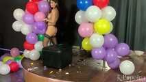 Sit to pop 50 balloons on Stage Cam 1+2 (HD 1080p)