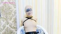 Xiaomeng in Zentai Tickled Breathplay