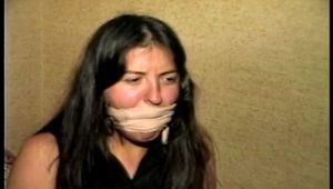 1 ST GRADE LATINA SCHOOL TEACHER GETS MOUTH STUFFED, WRAPPED OTM GAGGED, BAREFOOT, TOE-TIED, BOUND AND F0RCED TO PLAY SIMON SAYS GAME (D72-3)