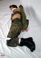 Military-Girl - Bound and gagged - Part One