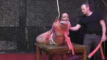 Extreme Belt Hogtie for Fayth on Fire