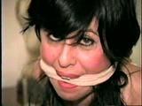 40 Yr OLD HAIRDRESSER HAS SPONGE STUFFED IN MOUTH, ACE BANDAGE GAGGED, TIT TIED & CROTCH ROPED (D33-9)