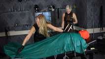 Mummification with latex - Clip picture series