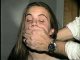 UK GIRL LISA WRAP TAPE GAGGED & TOE TIED (D34-10)