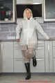 Miss Francine in transparent raingear