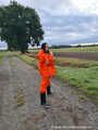 Miss Amira in AGU Adidas rain suit 