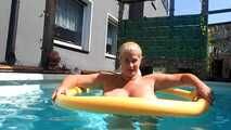 horny in the pool