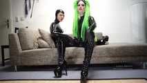 Two hot rubber mistresses