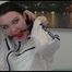 Jill ties, gagges and hoodes herself wearing white shiny nylon rainwear (Video)