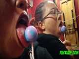 Lollipop Licking- Mirror Fun