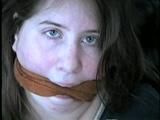19 Yr OLD CRYSTAL IS MOUTH STUFFED, CLEAVE GAGGED, BAREFOOT, TOE TIED, MAKES RANSOM CALL & WRITES K1DNAP NOTE (D53-14)