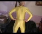 Watch Jodie pose in various Spandex Outfits.