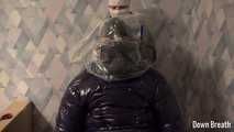 Vacuum bag on Calvin Klein coat