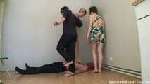 2113 Barefeet trampling with Noemie Mandy and Lysa 