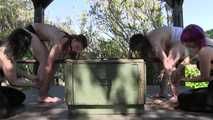 2 Girl Outdoor Predicament Challenge