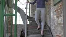 Grey leggings in the tower