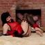 Lingerie Bondage in Pantyhose and Red Rope with Mary Jane Green