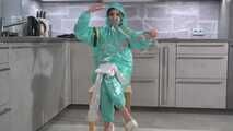 Miss Amira in PVC sauna suit wants to be tied up strictly part 2