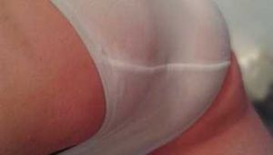 Compilation: white cotton panties