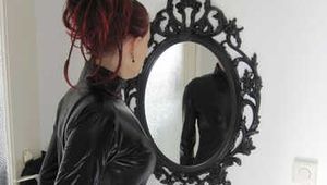 Mistress Nycky in black catsuit