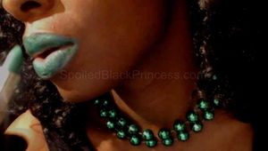 Green envy lipstick fetish