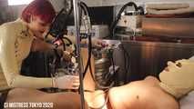 Mistress Tokyo and Her "Serious Kit" Human Milker in Her Medical Surgery