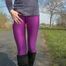 Purple leggings in April, CT version