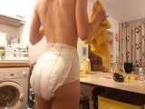 Supersexy ABDL diaper compilation part 06 (with the thickest diaper ever)