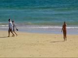 Nude on the beach of Fuerteventura