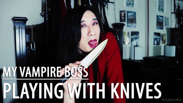 My Vampire Boss: Playing with Knives (Solo)