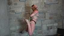 British redhead ballgagged and suspended 