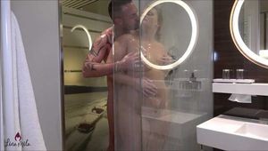 Private shower video after the shoot!!! (incl. hot quickie)