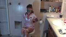 +++new+++ Our new model Miss Clara dressed as a PVC nurse getting in trouble