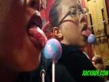 Lollipop Licking- Mirror Fun