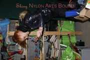 See Ronja trying to rob Stella and beeing overpowered by Stella in Shiny nylon!