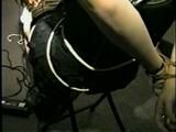 30 YR OLD ASIAN LI-JUN IS CLEAVE GAGGED, TIED TO CHAIR, LOTS OF WIDE EYED GAG TALKING (D52-11)