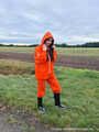 Miss Amira in AGU Adidas rain suit 