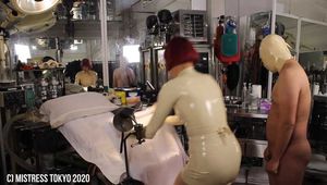 Mistress Tokyo and Her "Serious Kit" Human Milker in Her Medical Surgery