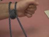 Handcuffs of rope 3 variants - fast - easy for everyone to imitate