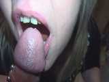 Silvester o Watch out it pops inside dri++ the slave pee horny swallowing sound POV Closeup