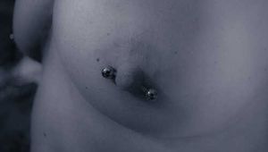 Nipple piercing