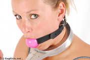 GG03 - Sarina gagged and fiddled