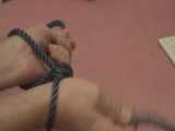 Handcuffs of rope 3 variants - fast - easy for everyone to imitate