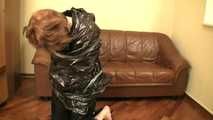 [From archive] Stella - hogtaped and packed into the trash bag (video)